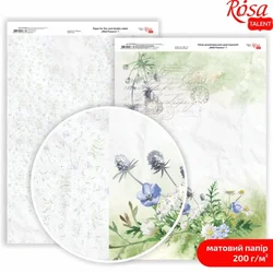 Papirji za scrapbooking Wild Flowers A4 - No. 1