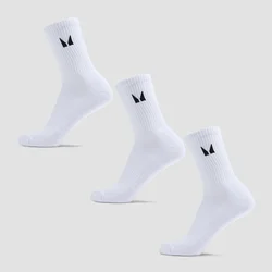 MP Unisex Crew Socks (3 Pack) - White - UK 2-5