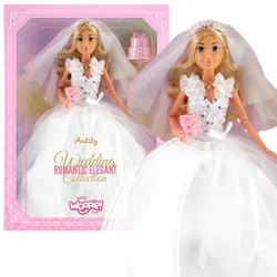 Lalka Lily 30 cm Panna Młoda Suknia Ślubna Akcesoria