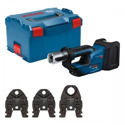 BOSCH PLAVI ALAT Akumulatorska presa za cevi GPT 18V-19 Solo, čeljusti U16, U20 i U25, bez baterije i punjača, L-BOXX, 06019M2003