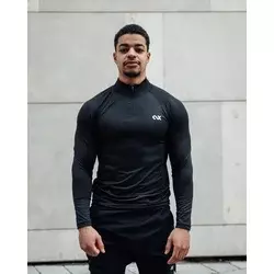 Avenox Muška majica Revolution, Zip kragna, Crna