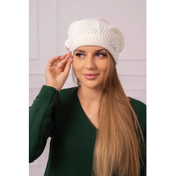 Kesi Womens cap Maryna K407 ecru