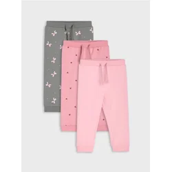 Sinsay - Komplet od 3 jogger donja dela trenerke - roze