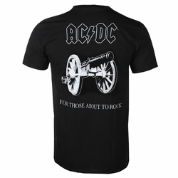 Metal majica moška AC-DC - F&B About To Rock - ROCK OFF - ACDCBPTSP06MB
