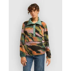 Billabong Switchback Half-Zip Fleece Sweater black multi