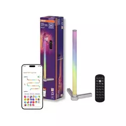 Osram - LED RGBW prigušiva stona lampa SMART+ MAGIC LED/7,5W/230V srebrna Wi-Fi + daljinski upravljač