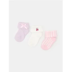 Sinsay - Čarape sa ukrasnim aplikacijama 3 pack - šareno