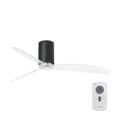 FARO 32041WP - Stropni ventilator MINI TUBE FAN Wi-Fi črn + Daljinski upravljalnik