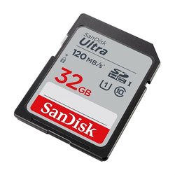 SanDisk - Spominska kartica SanDisk Ultra SDHC UHS-I C10 U1, 120 MB/s, 32 GB