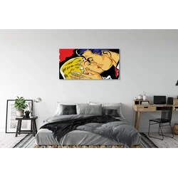 tulup.si Slika na platnu Ljudje poljub 120x60 cm