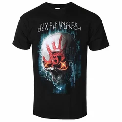 Metal majica moška Five Finger Death Punch - Interface Skull BL - ROCK OFF - FFDPTS36MB