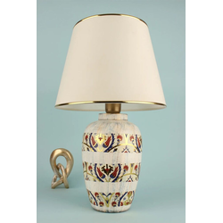 Opviq Stona lampa YL681, 32x24x52 cm, IP20, Belo-zlatne boje