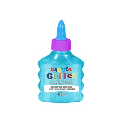 Bleščeče tekoče neon svetlo modro lepilo 88ml - Carioca