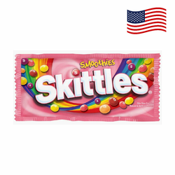 Skittles Smooth - trdi bonboni s sadnimi okusi, 49.9 g