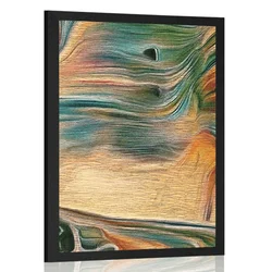 Plakat psihadelična abstrakcija - 60x90 black