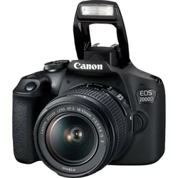 CANON D-SLR fotoaparat EOS 2000D + objektiv EFS 18-55IS
