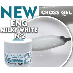 ENG Cross milky white Gel lak 2 15ml