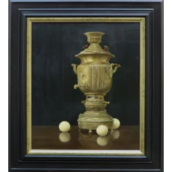 Samovar, Ulje na platnu, 60 x 50 cm