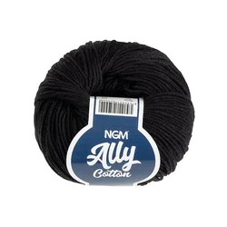 Preja ALLY bombaž - 50g / 140 m - črna
