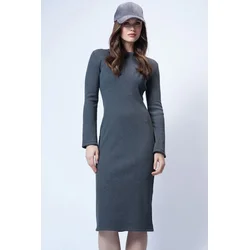 Trend Alacati Stili Ženska haljina Alc-X14774, Antracit