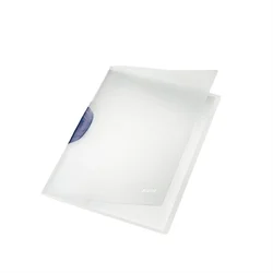 Hitri registrator, s sponko, PP, A4, LEITZ ColorClip Magic, siv