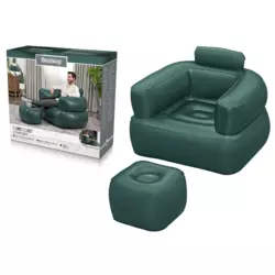 Bestway comfi cube fotelja na naduvavanje sa tabureom 107×99×80 cm ( 75137 )