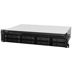 Synology RackStation RS1221+; Rack 2U, 8-bay 3.5/2.5 SATA HDD/SSD, AMD Ryzen V1500B 4-core 2.2GHz; 4GB DDR4 ECC SODDIM,2x Memory slots; 4x RJ-45 1G