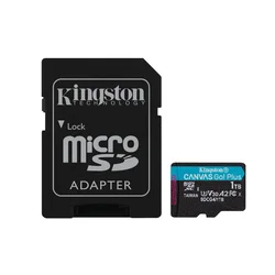 Adapter Kingston Canvas Go Plus A2/Micro SDXC/1TB/UHS-I U3/Class 10/
