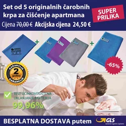 Set originalnih čarobnih krpa za čišćenje apartmana BESPLATNA POŠTARINA