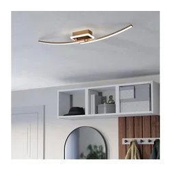 Eglo 901219 - LED plafonsko svetlo LUNGOLAGO LED/12W/230V 4000K bakarne boje