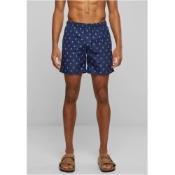 Patterned swimsuit shorts anchor/navy