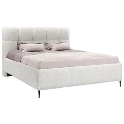 Boxxx OBLAZINJENA POSTELJA 200 cm x 200 cm , tekstil naravne barve