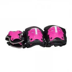 Davideli štitnici Protecty blk/pink za devojčice