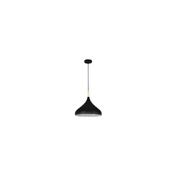 Luster na sajli MIKO 1xE27/60W/230V O 32 cm crna