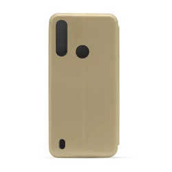 Maska za telefon ROYAL FLIP COVER za Motorola G8 Power Lite, Zlatna