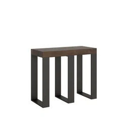 Ityhome Ityhome 90 x 77 konzolna miza rjava, (20847843)