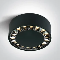 STROPNA SVJETILJKA LED CRNA 24W/3000K/1900lm/IP20