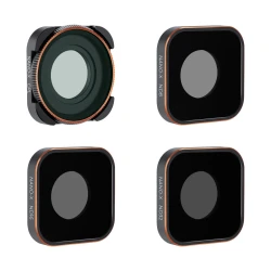K&F Concept Action Camera Filter Set 4pcs HD (ND8+ND16+ND32+CPL) withAnti-reflection Green Film