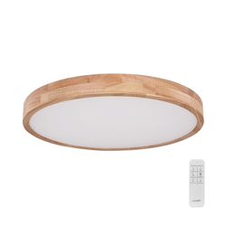 Plafonjerka RAINER 1xLED 48W fi 60cm IP20 imitacija drveta Globo
