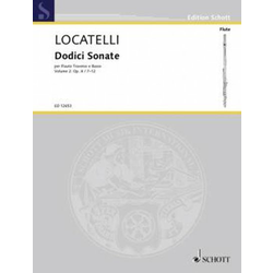 LOCATELLI:DODICI SONATE PER FLAUTO TRAVERSO E BASSO OP.2 VOL.2