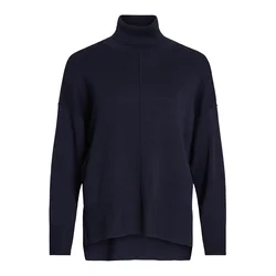 VILA Pulover VIOSTRIA temno modra