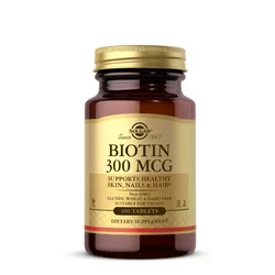SOLGAR Biotin za kosu, kožu i nokte 300 µg 100 tableta 104470.0