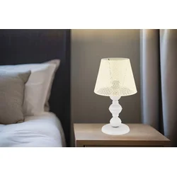 Opviq Stona lampa 301 Hazeran, 60 W, 20 cm, Krem