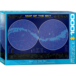 Eurographics Map of the Sky 1000-Piece Puzzle 6000-1010
