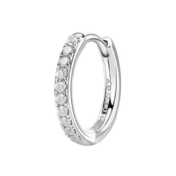 Brosway Okrogel enojni uhan s cirkoni Fancy Infinite White FIW102