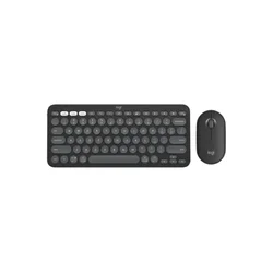 Bežična tastatura + miš Logitech Pebble 2 Combo Graphite