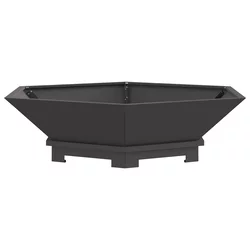 Kamin Crna 100 x 100 x 28 cm Čelik