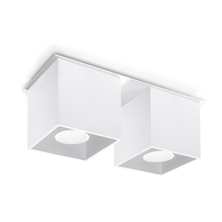 Sollux SL.0065 - Spot svetiljka QUAD 2 2xGU10/40W/230V bela