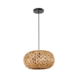 Luster na užetu HOSHI 1xE27/20W/230V O 38 cm konoplja