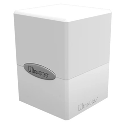 Kutija za kartice Ultra Pro Satin Cube - Arctic White (100+ kom.)